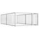 VidaXL Hondenkennel voor buiten 200x400x100 cm