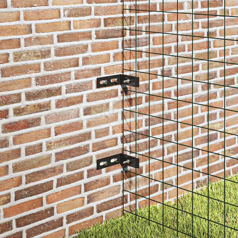 Load image into Gallery viewer, Vidaxl wand hoekverbinding 10 sets antraciet
