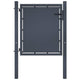 Vidaxl tuinpoort staal 100x100 cm antraciet