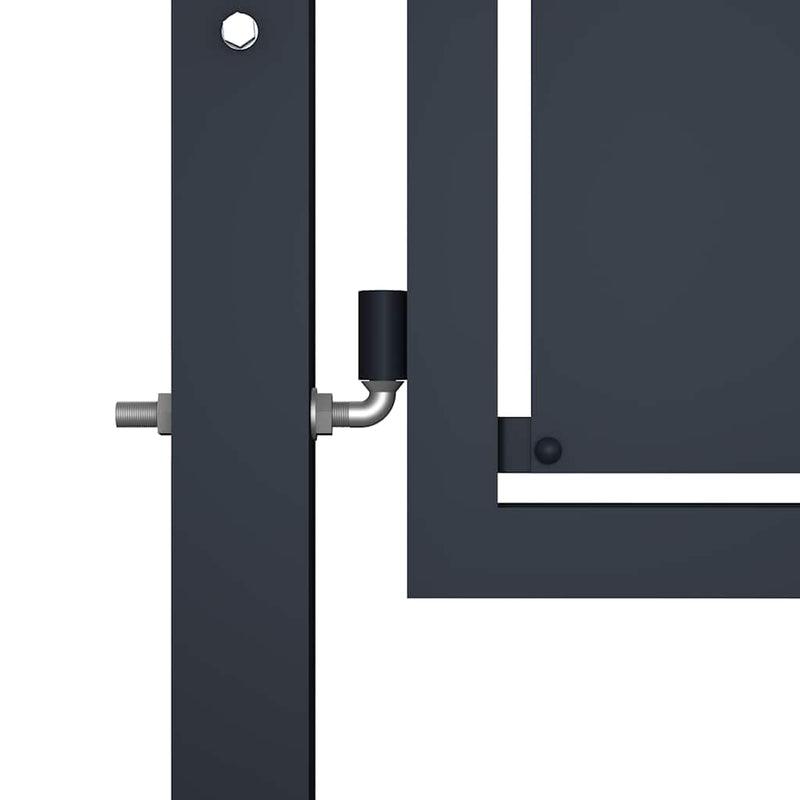 Load image into Gallery viewer, Vidaxl tuinpoort staal 100x150 cm antraciet
