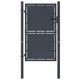 VidaXL Poort 100x200 cm staal antraciet