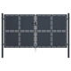 VidaXL Poort 300x175 cm staal antraciet