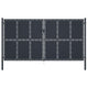 VidaXL Poort 400x175 cm staal antraciet