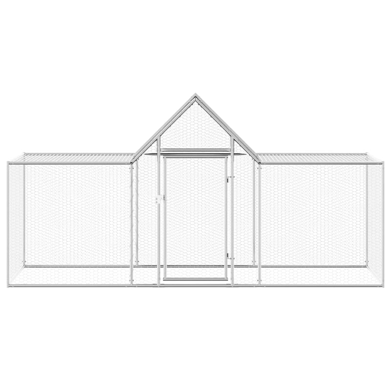 Load image into Gallery viewer, Vidaxl kippenren 3x1x1,5 m gegalvaniseerd staal

