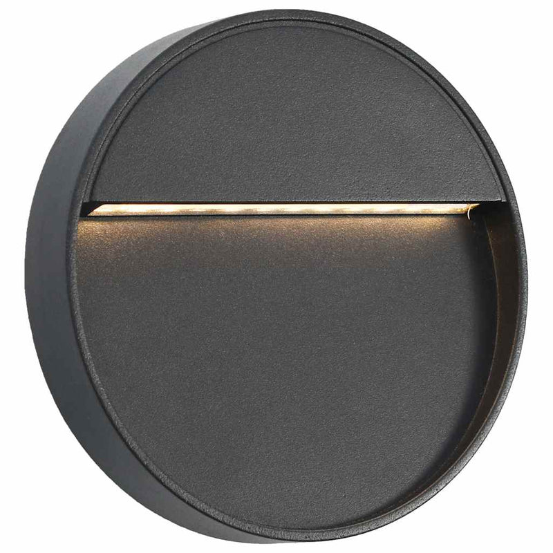 Load image into Gallery viewer, Vidaxl led-buitenwandlampen 2 st 3 w rond zwart
