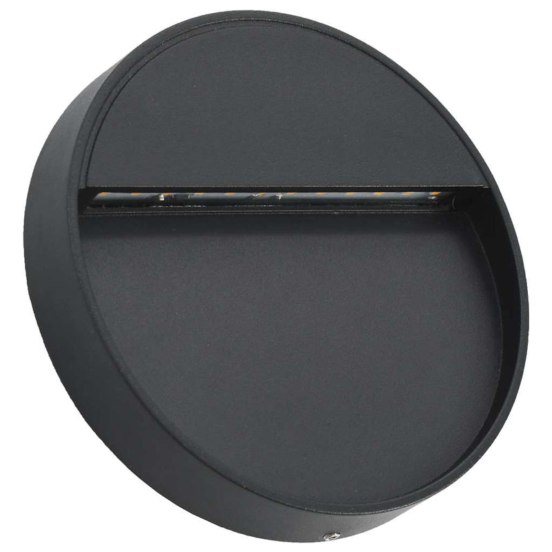 Load image into Gallery viewer, Vidaxl led-buitenwandlampen 2 st 3 w rond zwart
