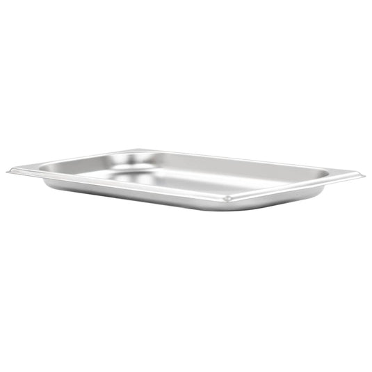 Vidaxl gastronormbakken 12 st gn 1 3 20 mm roestvrij staal
