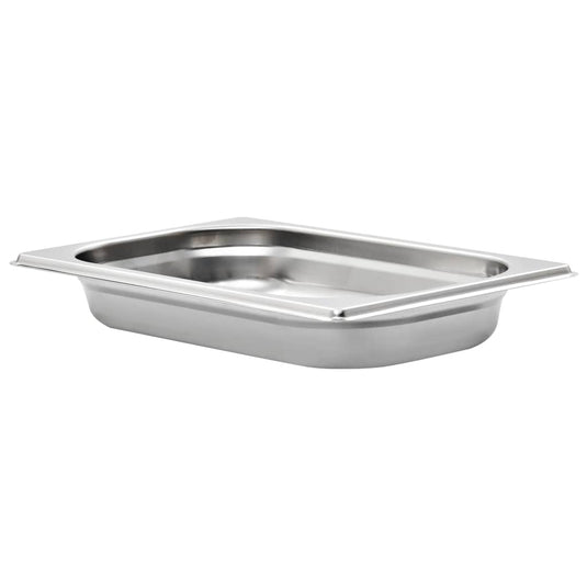 Vidaxl gastronormbakken 12 st gn 1 4 40 mm roestvrij staal