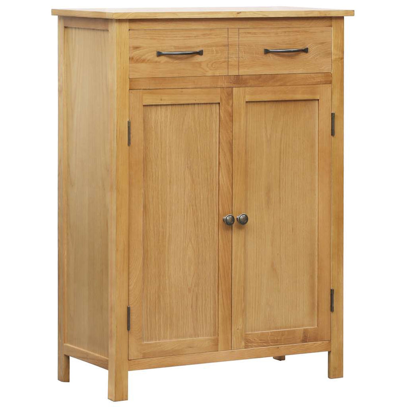 Afbeelding laden in galerijviewer, Vidaxl schoenenkast 76x37x105 cm massief eikenhout
