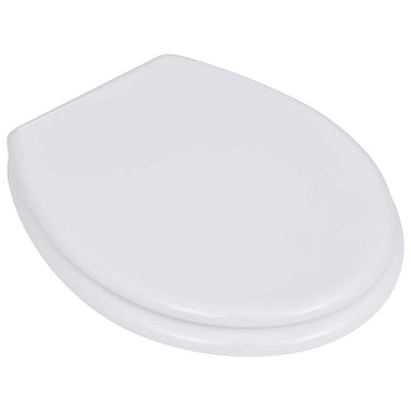 Vidaxl toiletbrillen met deksels 2 st mdf wit