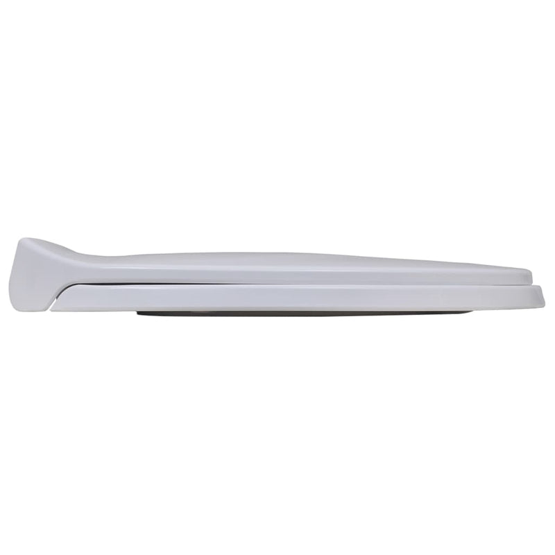Cargue la imagen en el visor de la galería, Vidaxl toiletbrillen met soft-close deksels 2 st kunststof wit
