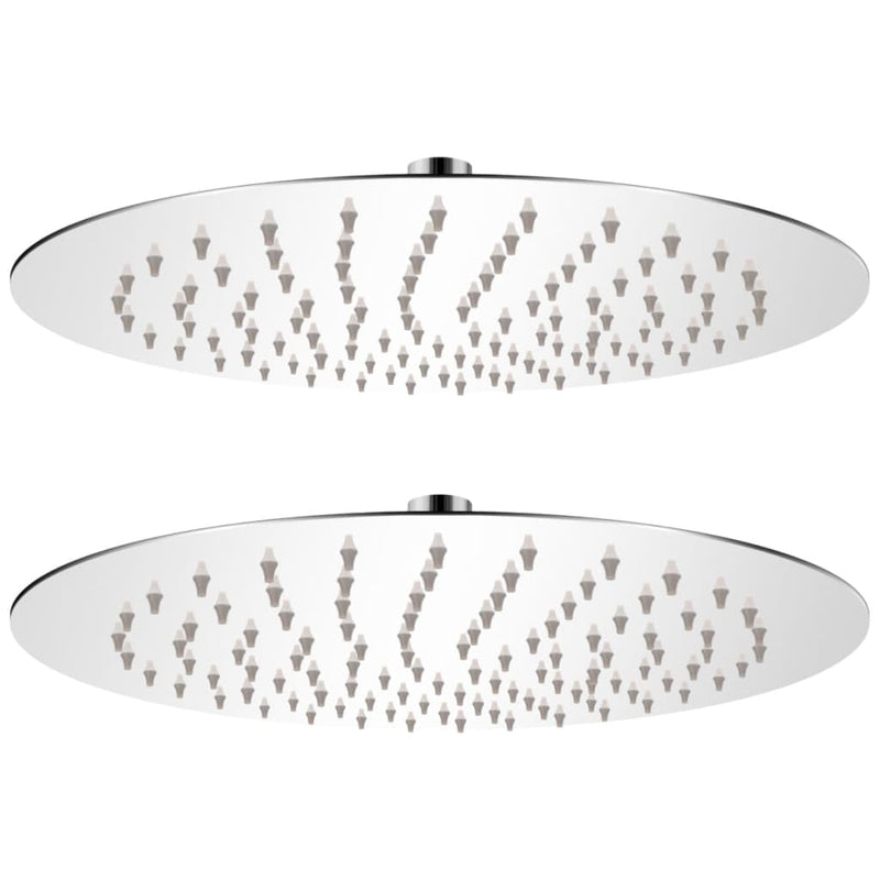 Load image into Gallery viewer, Vidaxl regendouchekop 2 st rond 25 cm roestvrij staal
