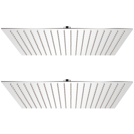 VidaXL Regendouchekop 2 st 50x50 cm roestvrij staal