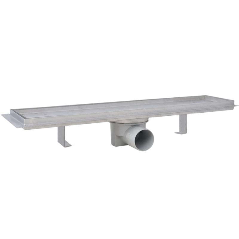 Load image into Gallery viewer, Vidaxl doucheafvoer 2 st rechthoekig 530x140 mm roestvrij staal
