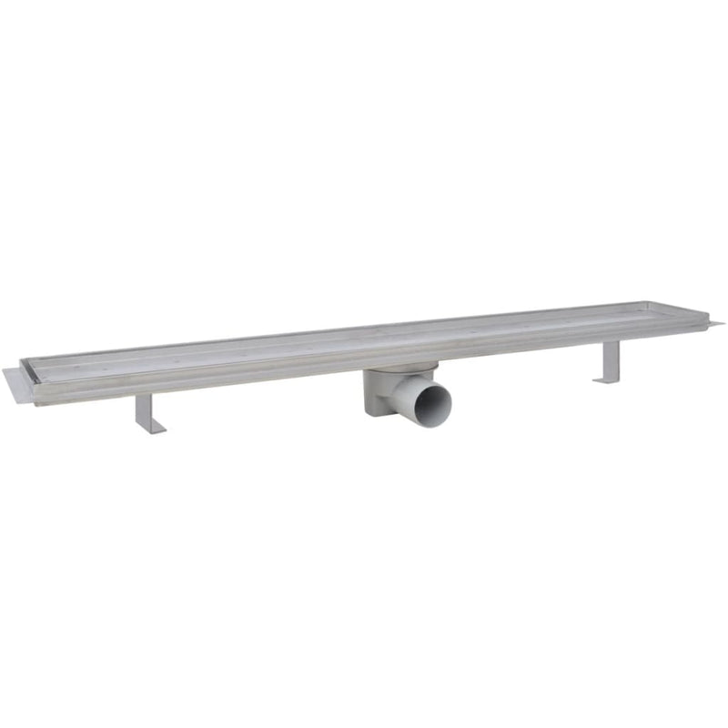 Load image into Gallery viewer, VidaXL Doucheafvoer 2 st rechthoekig 830x140 mm roestvrij staal
