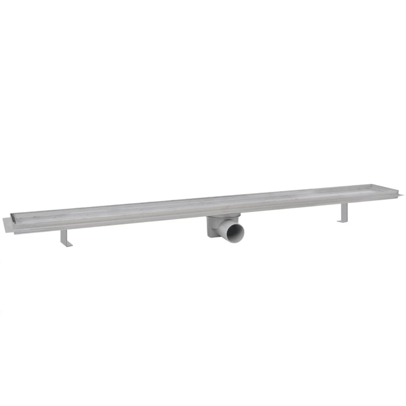 Load image into Gallery viewer, VidaXL Doucheafvoer 2 st rechthoekig 1030x140 mm roestvrij staal
