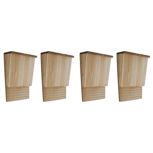 Vidaxl vleermuizenkasten 4 st 22x12x34 cm hout
