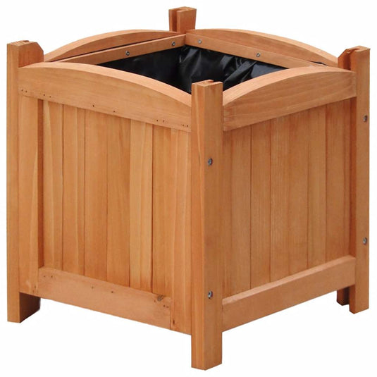 VidaXL Plantenbakken verhoogd 4 st 30x30x30 cm