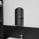 Vidaxl wandspiegel met schap 20x40 cm gehard glas