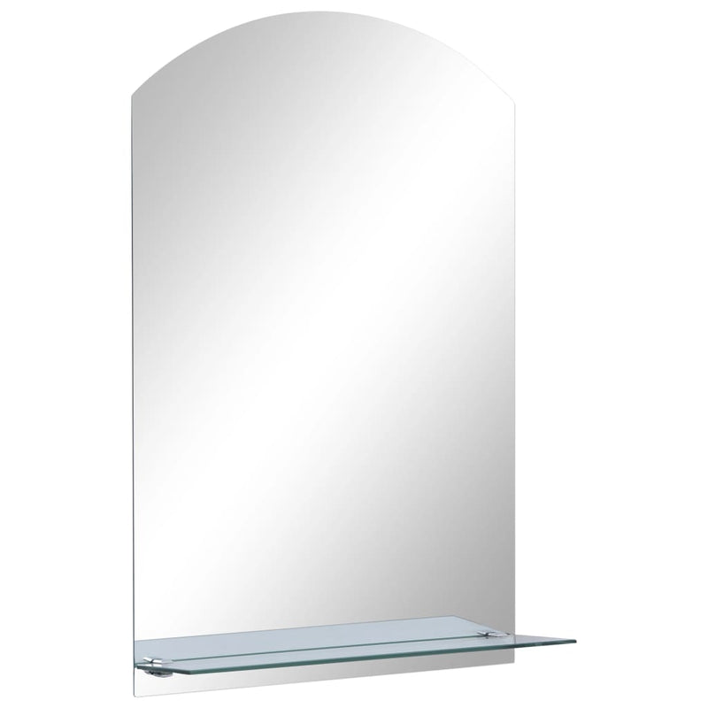 Load image into Gallery viewer, Vidaxl wandspiegel met schap 40x60 cm gehard glas

