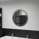 Vidaxl wandspiegel 60 cm gehard glas