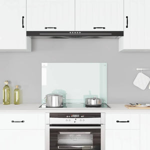 Vidaxl spatscherm keuken 80x50 cm gehard glas wit