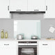Vidaxl spatscherm keuken 90x60 cm gehard glas melkwit
