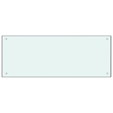 Vidaxl spatscherm keuken 100x40 cm gehard glas wit