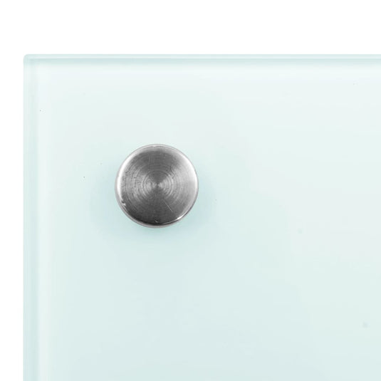 Vidaxl spatscherm keuken 100x50 cm gehard glas wit