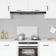 Vidaxl spatscherm keuken 70x40 cm gehard glas transparant