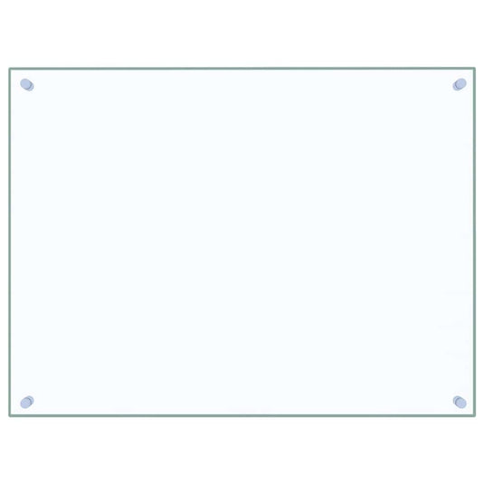 Vidaxl spatscherm keuken 80x60 cm gehard glas transparant