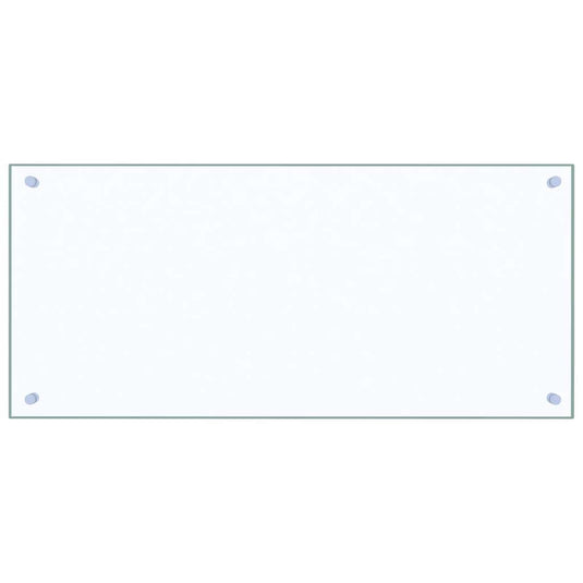 Vidaxl spatscherm keuken 90x40 cm gehard glas transparant