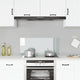 Vidaxl spatscherm keuken 90x40 cm gehard glas transparant