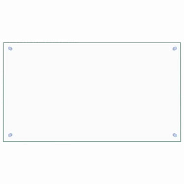 Vidaxl spatscherm keuken 90x50 cm gehard glas transparant