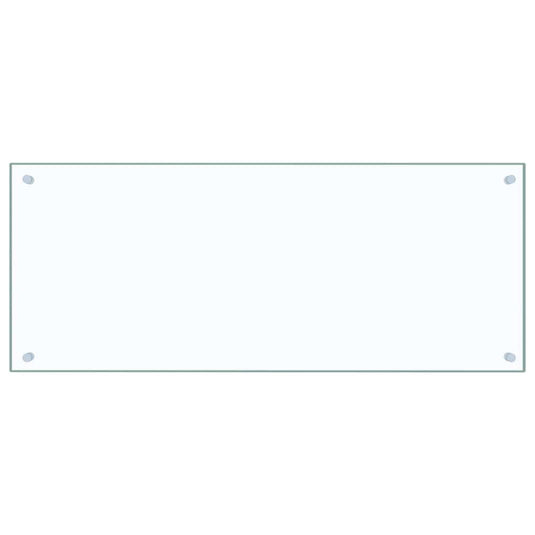 Vidaxl spatscherm keuken 100x40 cm gehard glas transparant