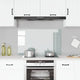Vidaxl spatscherm keuken 100x60 cm gehard glas transparant
