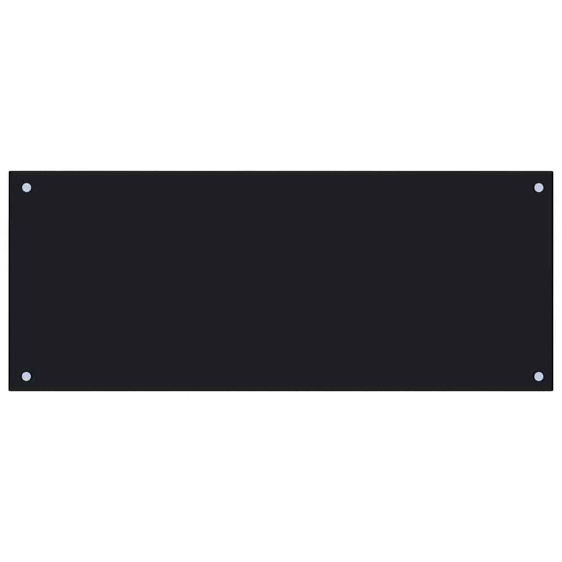 Load image into Gallery viewer, Vidaxl spatscherm keuken 100x40 cm gehard glas zwart
