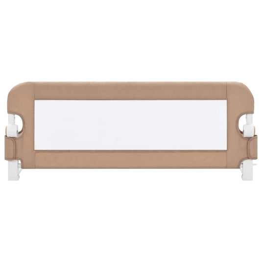 Vidaxl bedhekje peuter 102x42 cm polyester taupe