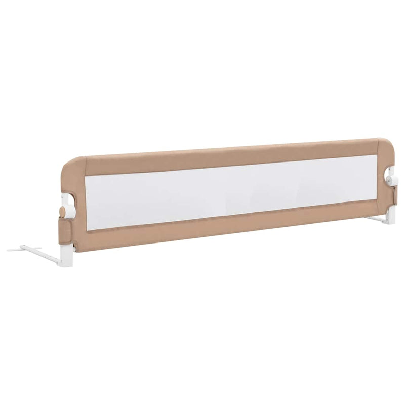Load image into Gallery viewer, Vidaxl bedhekje peuter 180x42 cm polyester taupe
