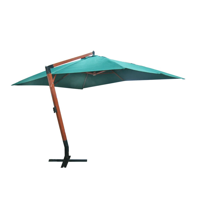 Load image into Gallery viewer, Vidaxl zweefparasol melia 300x400 cm groen
