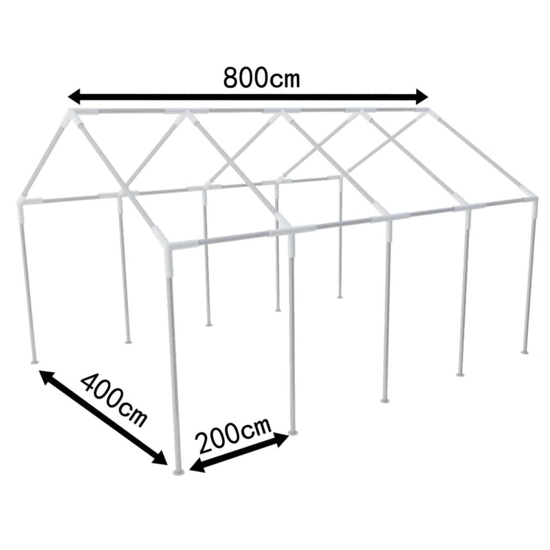 Load image into Gallery viewer, VidaXL Stalen frame voor partytenten 8 x 4 m
