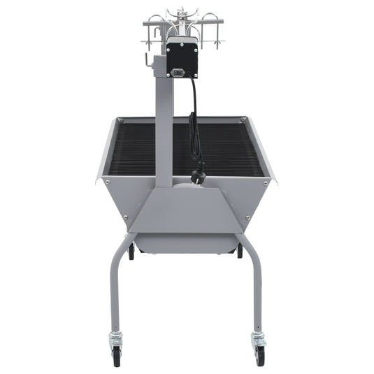 Vidaxl draaispit barbecue met elektrische motor