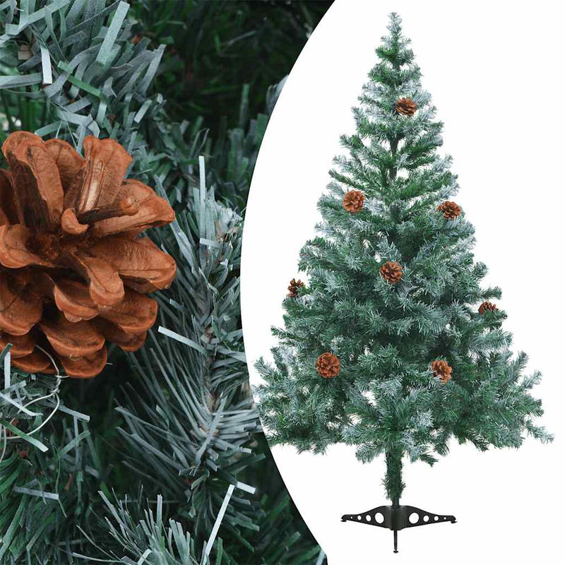 Afbeelding laden in galerijviewer, Vidaxl kunstkerstboom met dennenappels 150 cm
