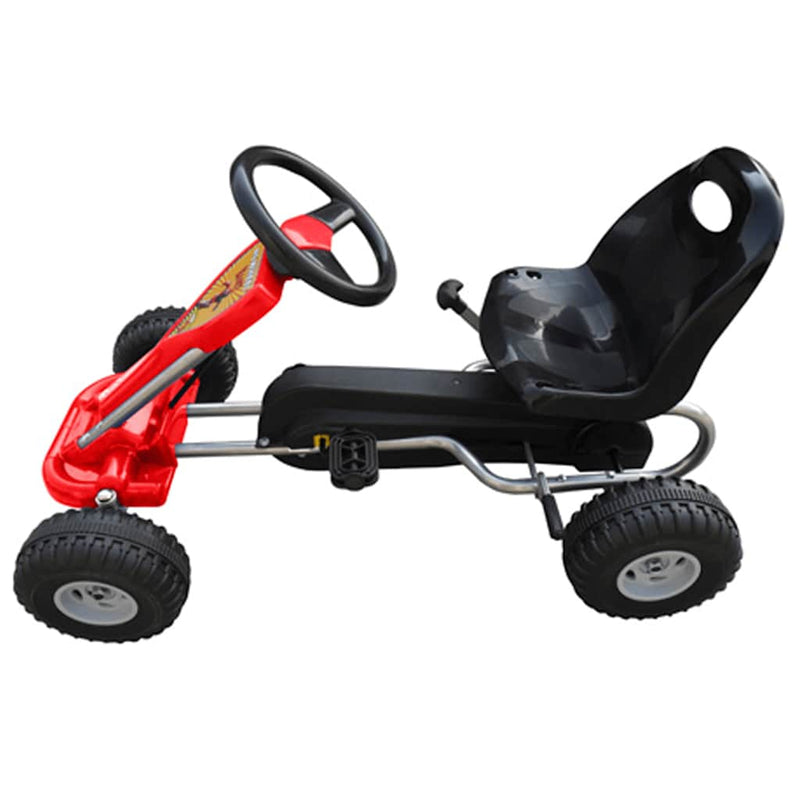Load image into Gallery viewer, Vidaxl skelter met pedalen rood
