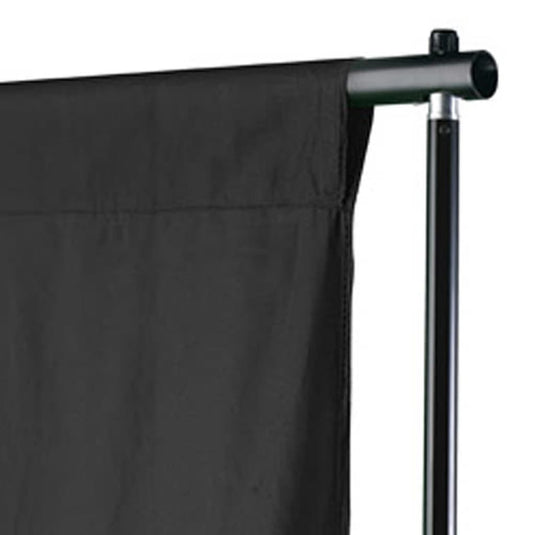 Vidaxl achtergrond zonder standaard 300x300 cm katoen zwart
