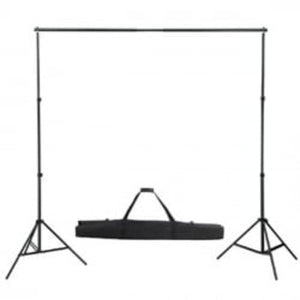 Vidaxl achtergrondsysteem 300x300 cm groen