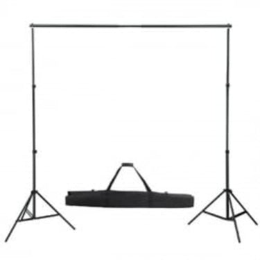 Vidaxl achtergrondsysteem 300x300 cm groen