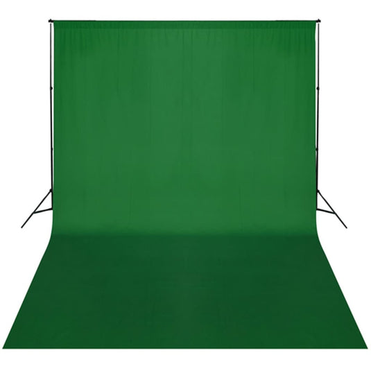 Vidaxl achtergrondsysteem 300x300 cm groen
