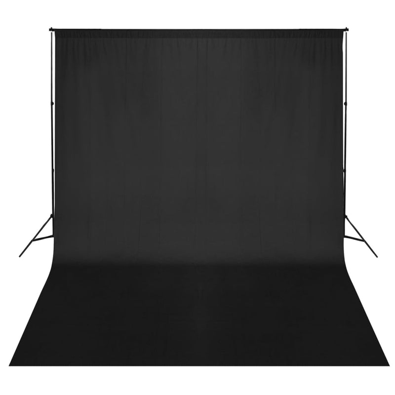 Load image into Gallery viewer, VidaXL Achtergrondsysteem 300x300 cm zwart
