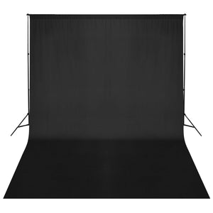 Vidaxl achtergrondsysteem 500x300 cm zwart